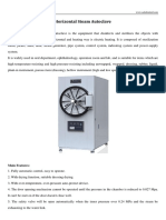 Horizontal Steam Autoclave: Main Features