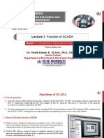 Lecture 3 Function of SCADA: 20EEE653 Advanced Industrial Automation and Building Automation