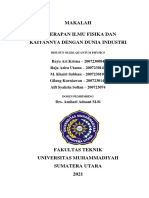 Penerapan Ilmu Fisika Dan Kaitannya Dengan Dunia Industri - Kelompok II (QUANTUM PHYSICS)