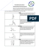 Tfcl Cool Down and Individual Stretching Programme