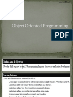 Object Oriented Programming