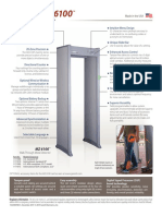 Garrett MZ 6100: Multi-Zone Walk-Through Metal Detector