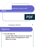 Chapter 11 Advanced Layout With Tables Jan09