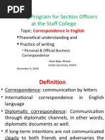 Diplomatic Notes: Formats and Examples | PDF | Diplomatic ...