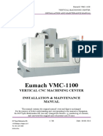 Eumach VMC-1100 VERTICAL CNC MACHINING CENTER