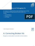 Lesson 03 - Debugging and Troubleshooting VIs