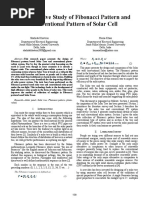 Comparative Study of Fibonacci Pattern and Conventional Pattern of Solar Cell