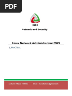 Linux Network Administration - Practicals - 1