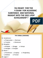 Are You Ready For The Selection Exam For Academic Substance and National Insight Into The 2021 LPDP Scholarship ?