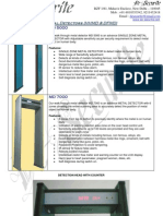 De-Securite Metal Detectors Premium Brochure