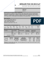 Boehler FOX CN 25 9 CuT - Ce