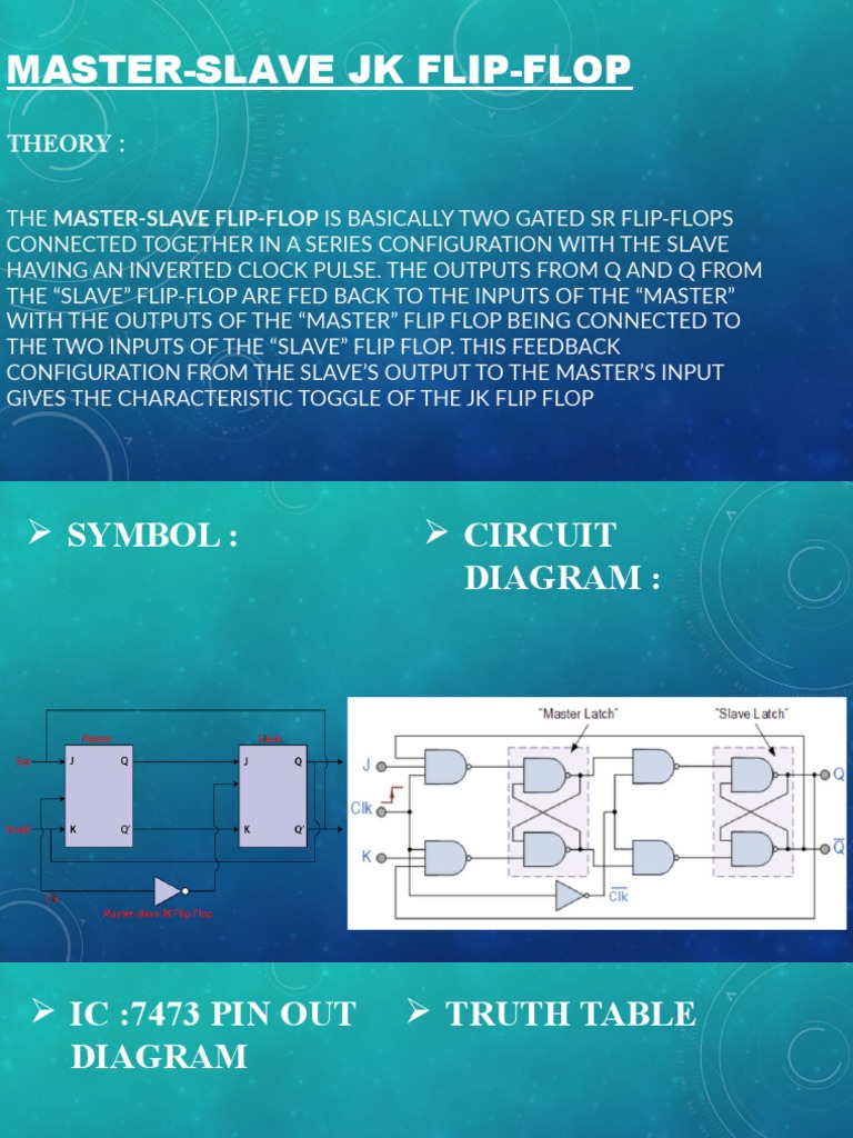 Master Slave JK Flip Flop | PDF