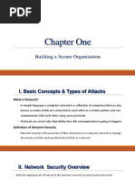 Chapter One: Building A Secure Organization