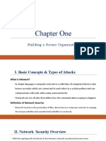 Chapter One: Building A Secure Organization