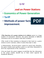 Variable Load On Power Stations: - Economics of Power Generation