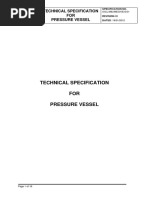 Technical Specification - Pressure Vessel