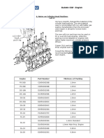 Notes On Cylinder Head Packings: Bulletin #D3f - English
