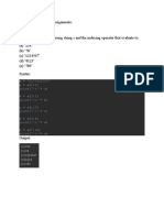 String indexing and slicing practice