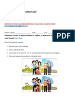 Familia y desarrollo comunitario 4to grado ejercicio 2