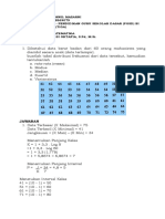 Analisis Data Berat Badan Mahasiswa