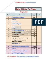 10th Maths All Lesson Kalvi TV Videos Collection
