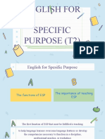 English For Specific Purpose (T2)