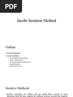 Lecture 10 - Solving Equations by Jacobi Iterative Method