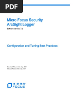 Micro Focus Security Arcsight Logger: Configuration and Tuning Best Practices