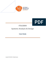 ITSU2004 Systems Analysis & Design: Case Study