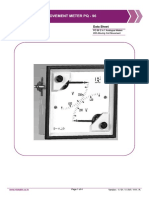 2 in 1 Moving Coil Movement Meter PQ - 96: Data Sheet