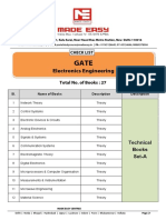 Ecc Gate Check List for Ece