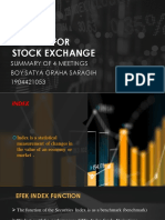 Stock Exchange Index Methodology