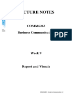 Lecture Notes: COMM6263 Business Communication