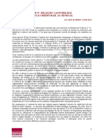 Loi 2012-02 DU 3 JANVIER 2012 SUR LE CREDIT-BAIL AU SENEGAL