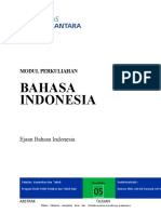 Modul 5 Ejaan Bahasa Indonesia