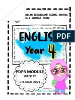 English Module Week 22 (5-9 Julai 2021)