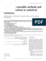 Tree-based ensemble methods in analytical chemistry