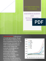 Environmental Concerns: Industrialisation AND Nuclear Waste Management