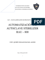Automatización de Autoclave Sterilizer