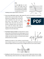 Reasons for refraction and total internal reflection