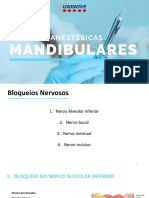Técnicas anestésicas mandibulares 