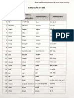 Irregular Verbs