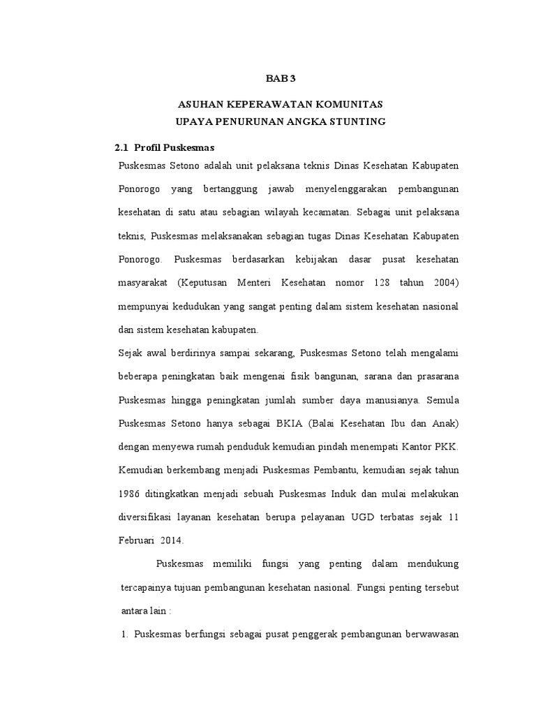 Bab 3 | PDF | Kesehatan Holistik