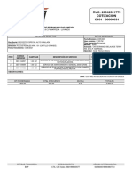 RUC: 20542501775 Cotizacion C101 - 00000031: Romani Motors Empresa Individual de Responsabilidad Limitada