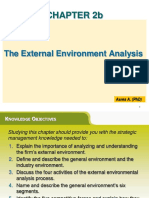 Chapter 2b - External Environment Analysis