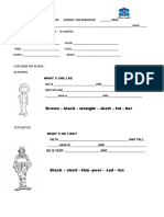 Examen de Ingles Adjectives