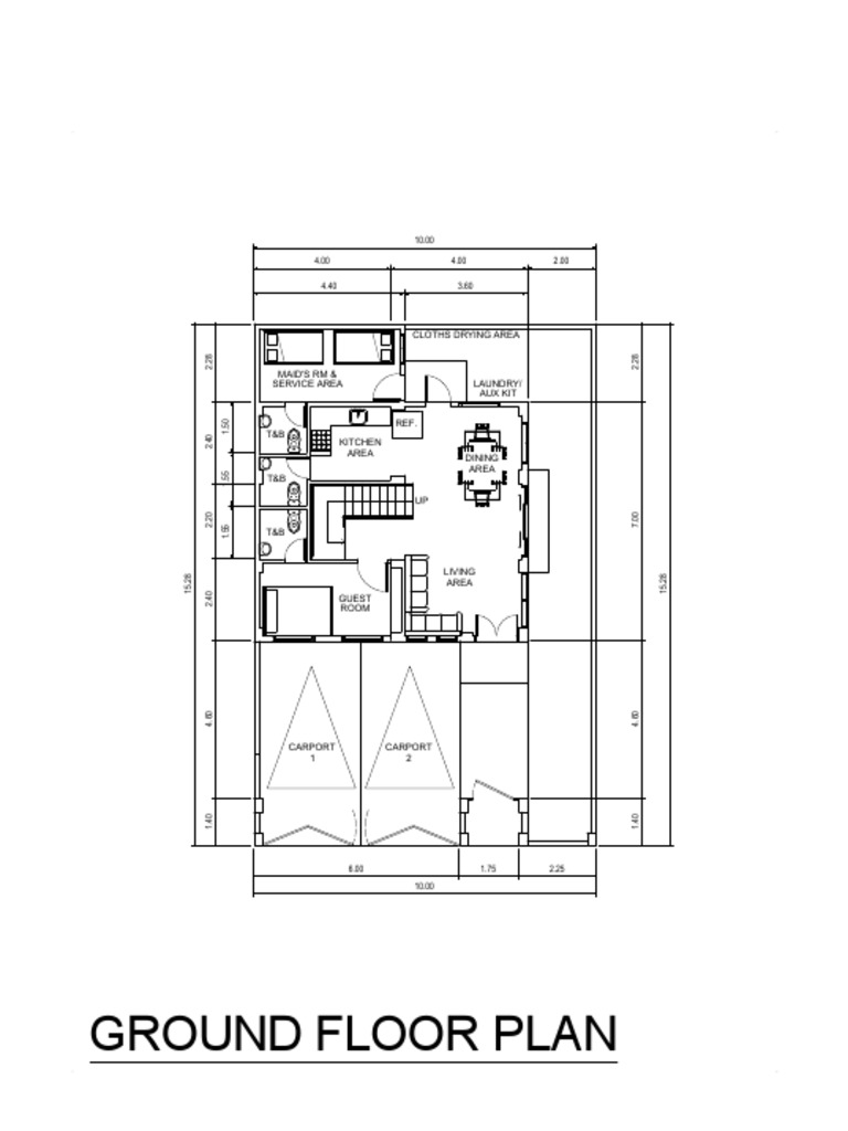 Ground Floor Plan Template | PDF