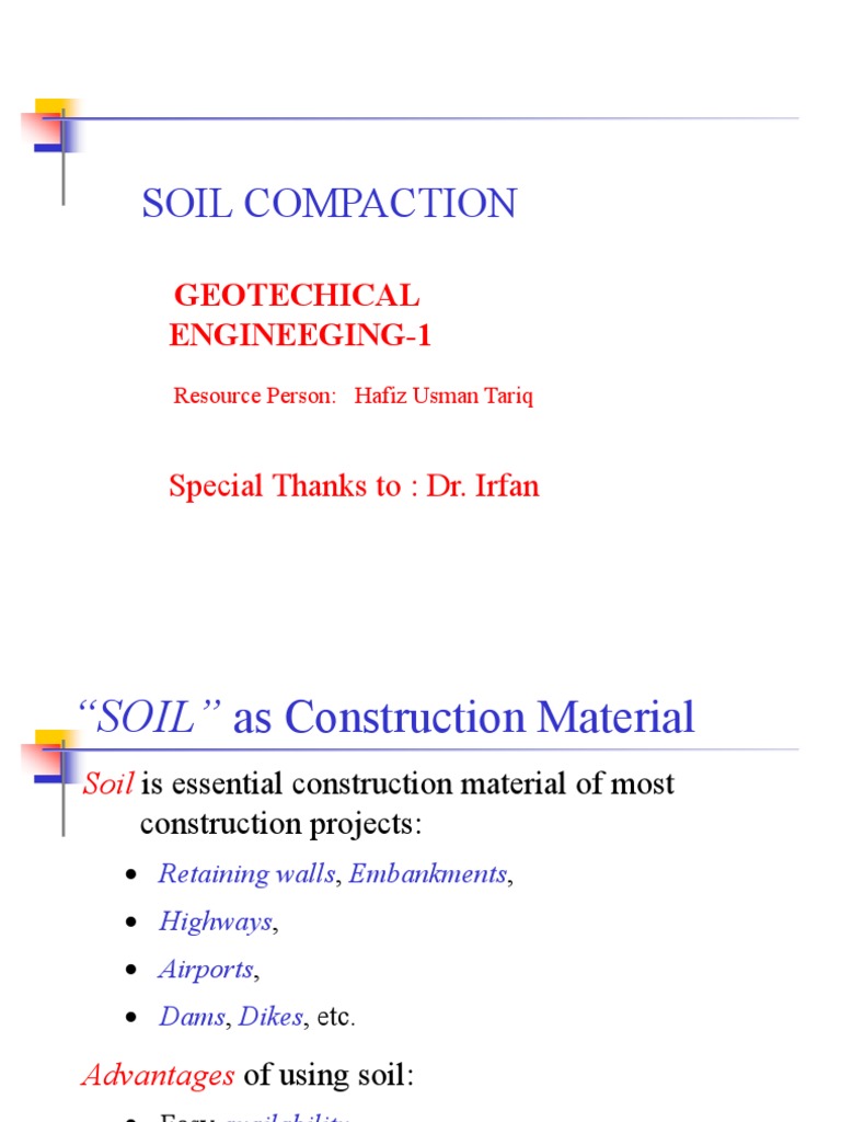 Soil Compaction | PDF | Soil | Civil Engineering