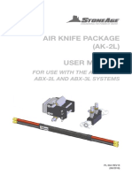 Air Knife Package (AK-2L) (AK-3L) User Manual: For Use With The Autobox Abx-2L and Abx-3L Systems