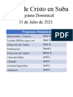 Programa Dominical 2021-07-11